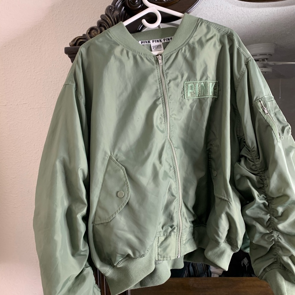 PINK BOMBER JACKET